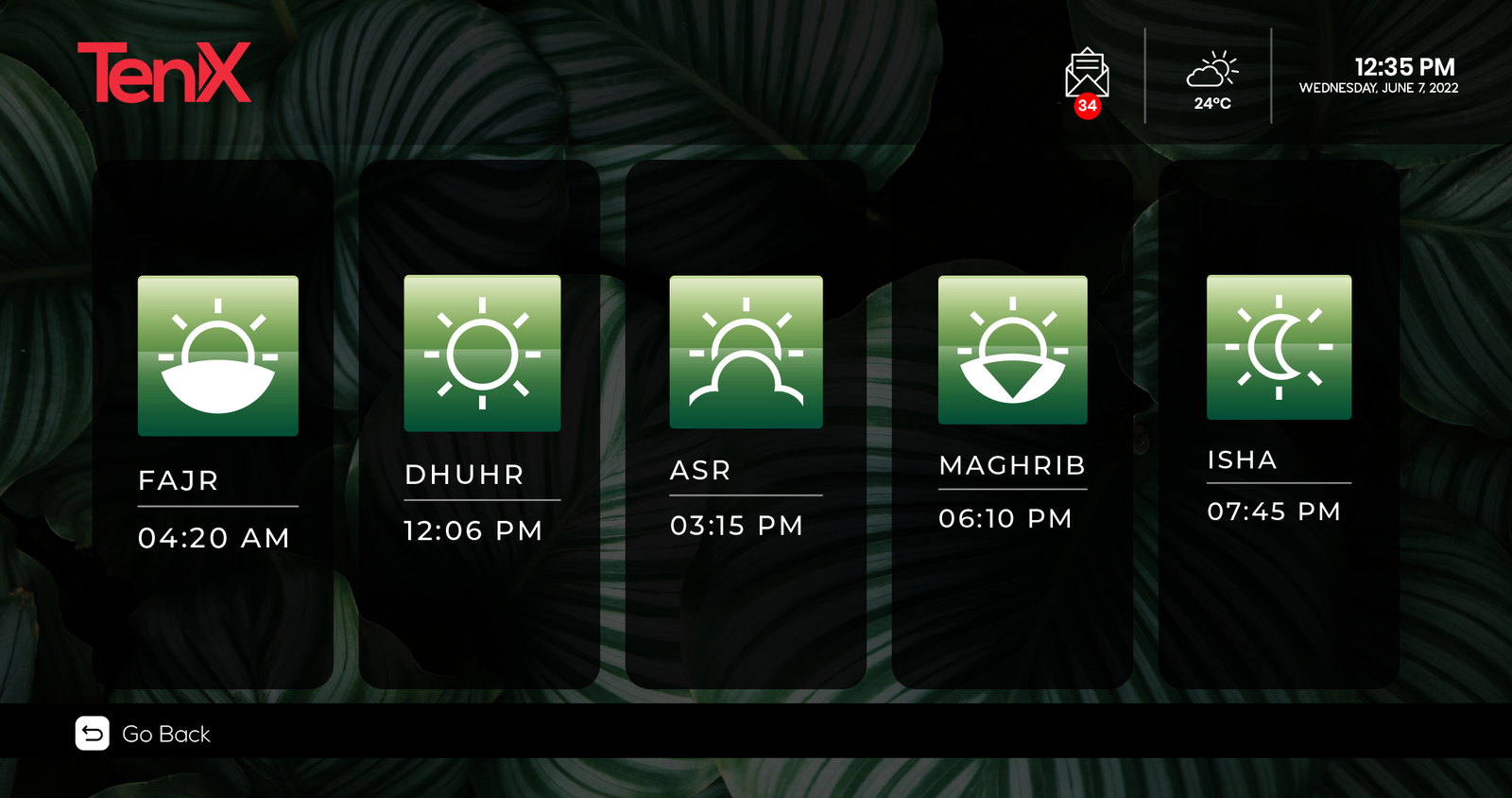 IPTV Software UI For Prayer