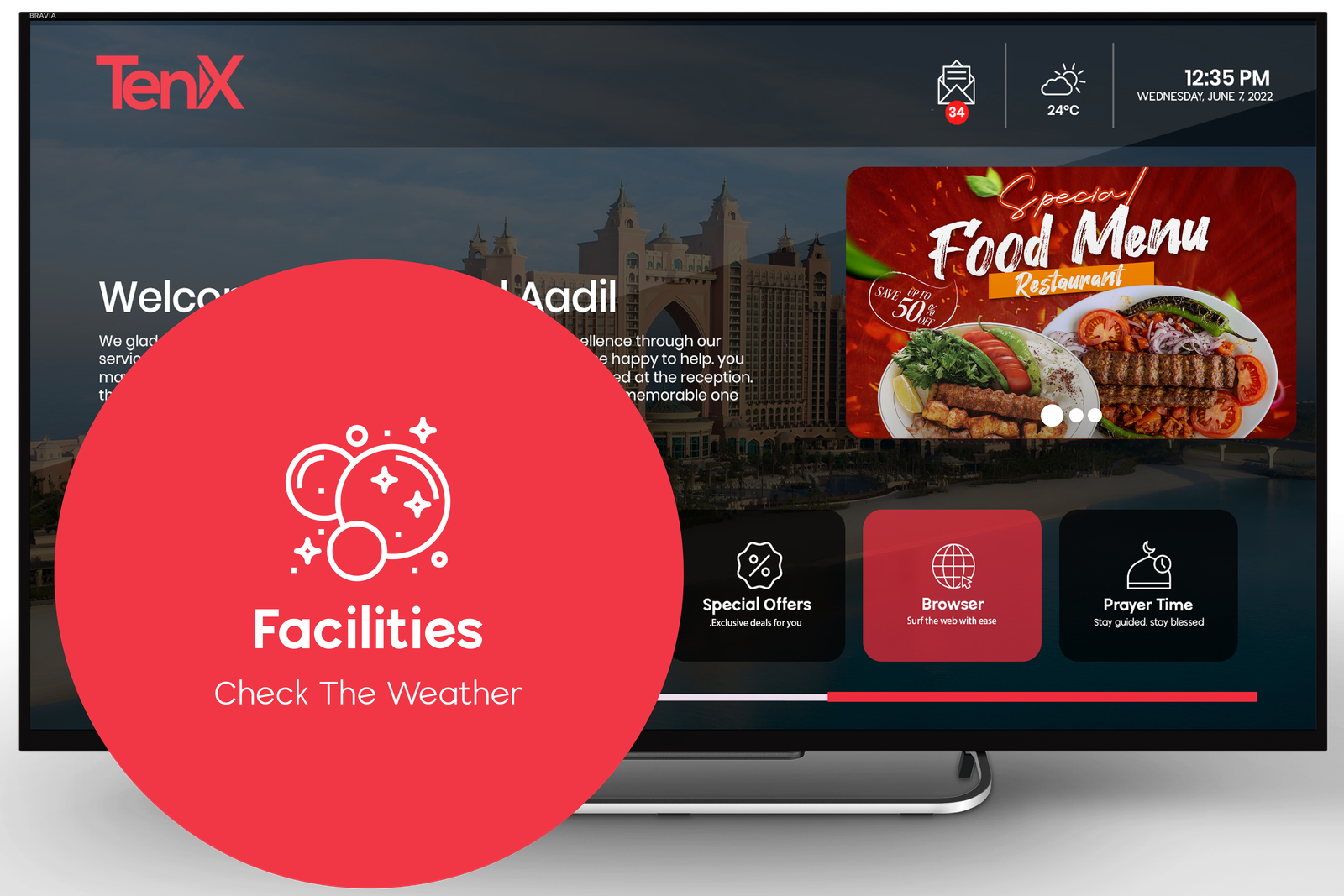 IPTV Software Hospitality Facility