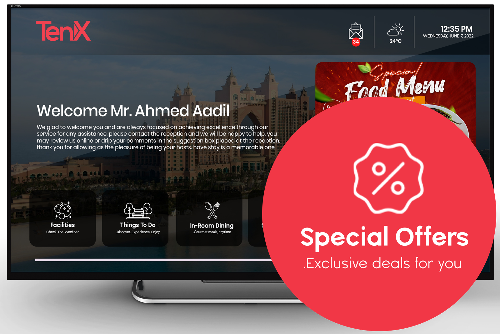 IPTV Software For Hotels Special Offers