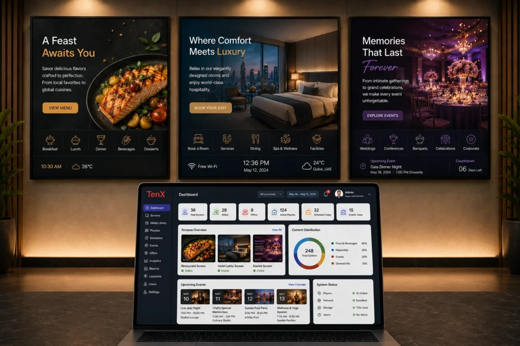 TenX Digital Signage Management System
