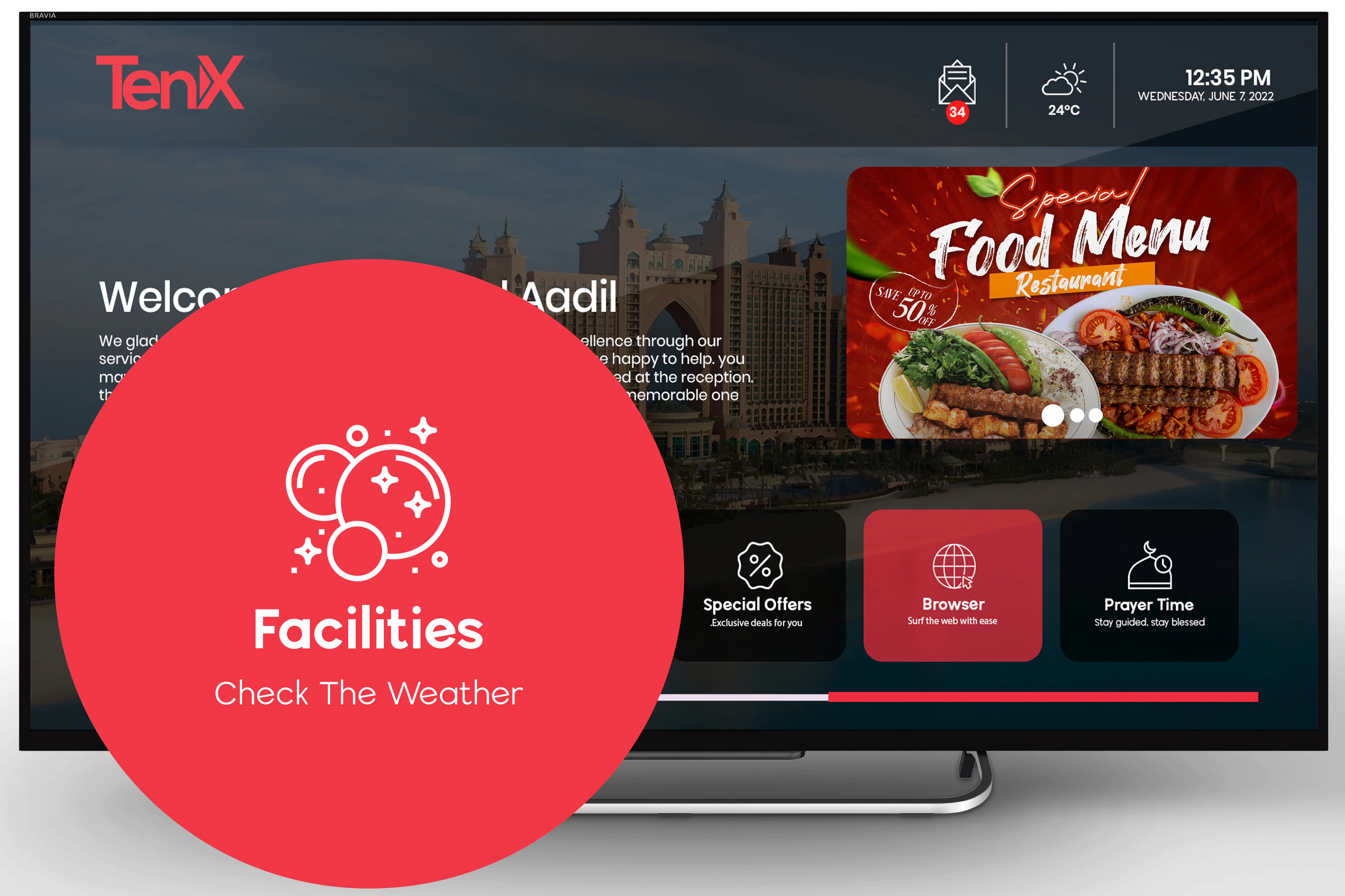 IPTV Software Hospitality Facility