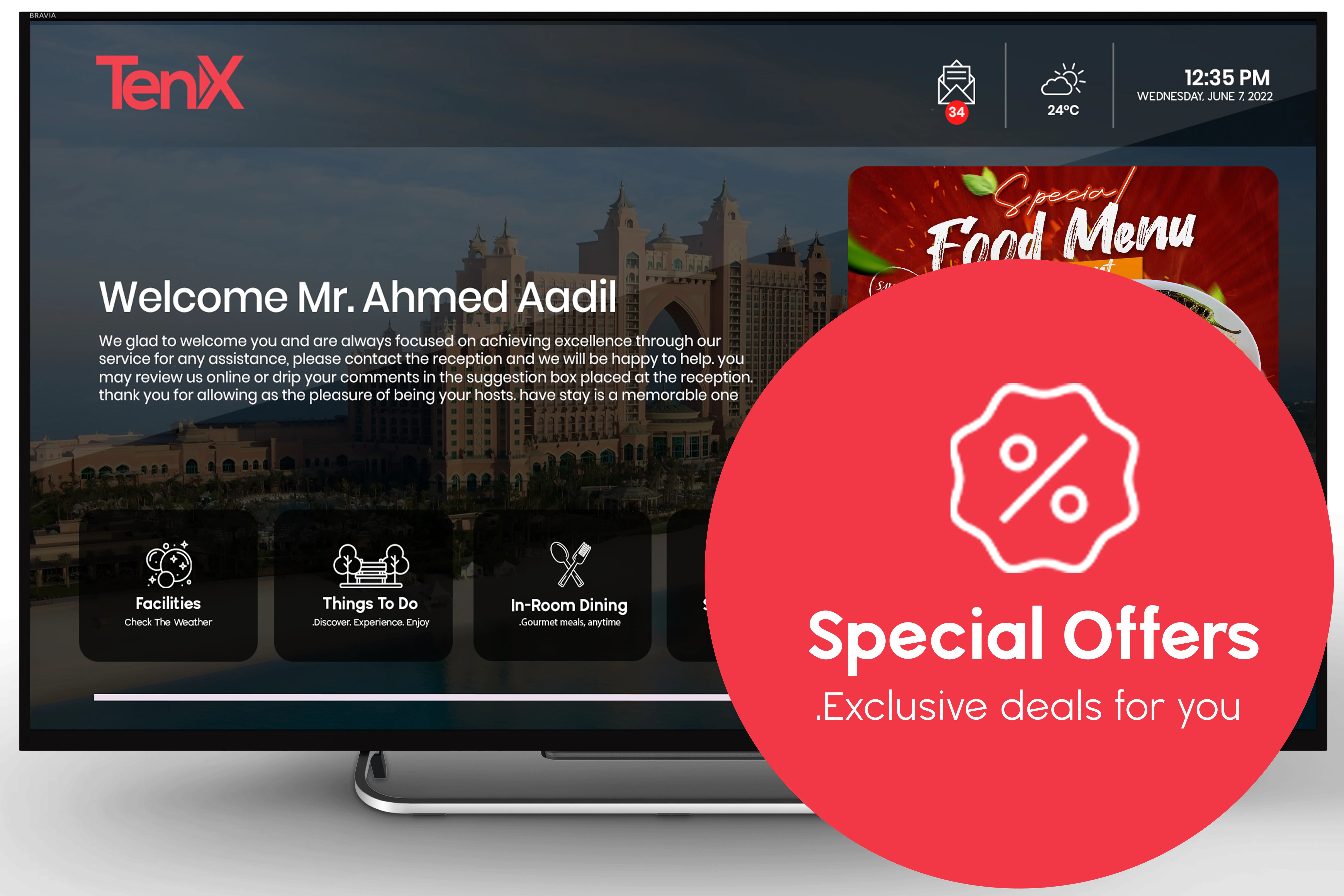 IPTV Software For Hotels Special Offers